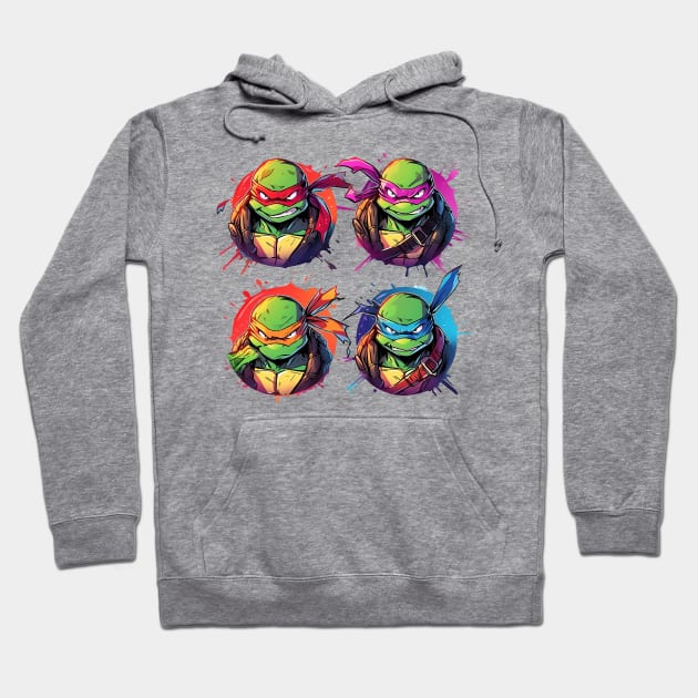 tmnt Hoodie by piratesnow